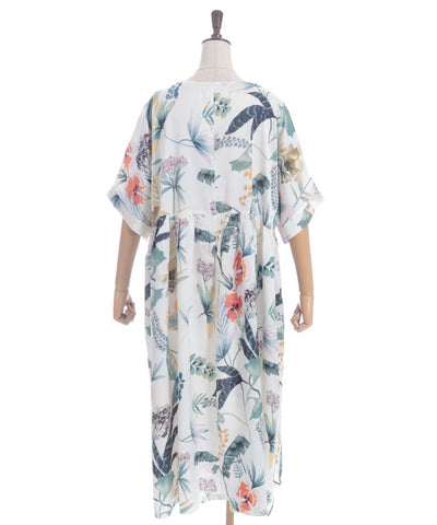 Leaf Pattern Dress