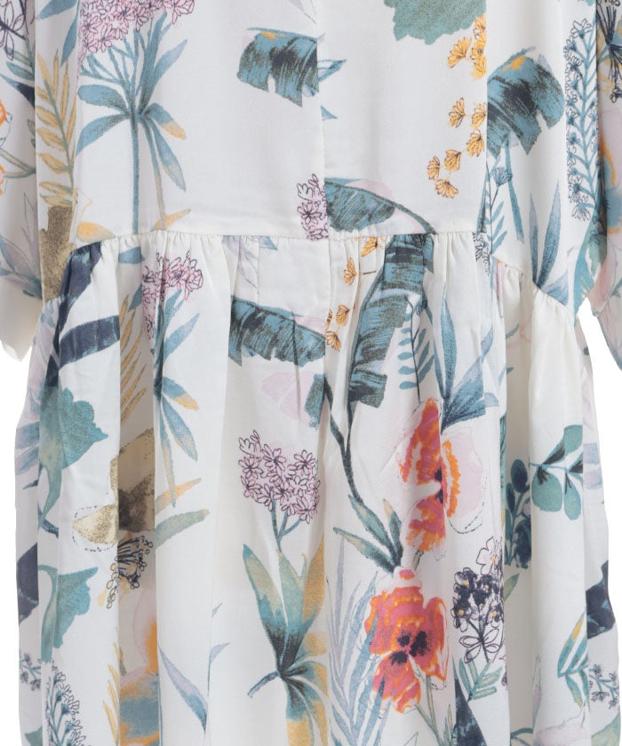 Leaf Pattern Dress