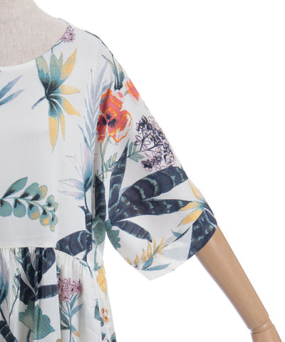Leaf Pattern Dress