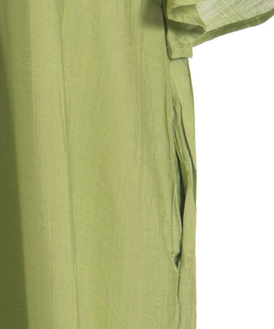 Embroidery Skipper Maxi Dress