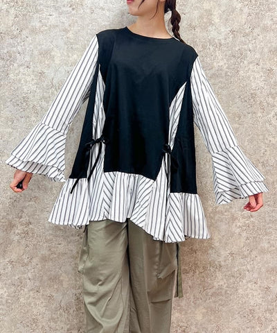 Striped Panel Tunic