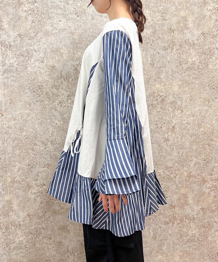 Striped Panel Tunic
