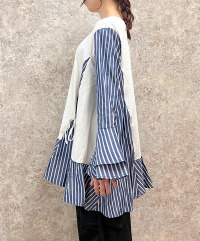 Striped Panel Tunic