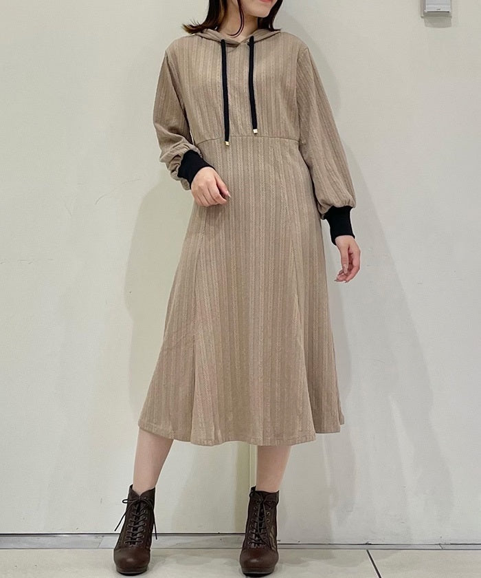 Cable Jacquard Hood Dress