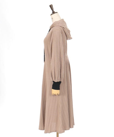 Cable Jacquard Hood Dress