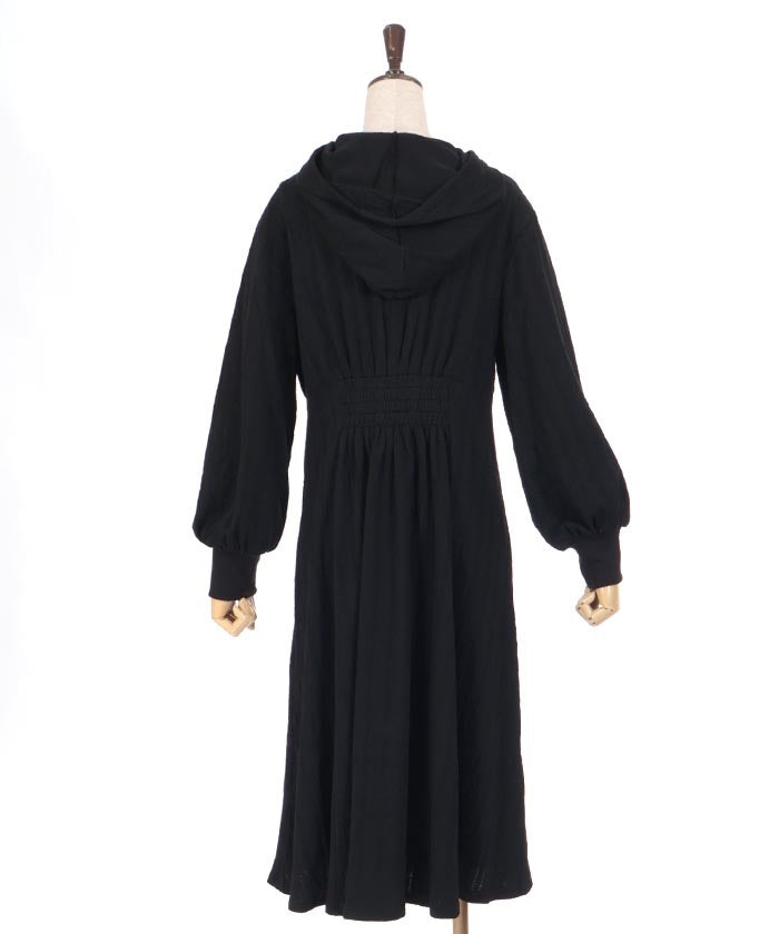 Cable Jacquard Hood Dress