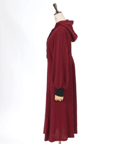 Cable Jacquard Hood Dress