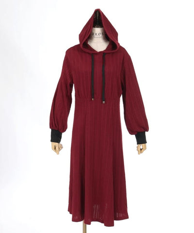 Cable Jacquard Hood Dress