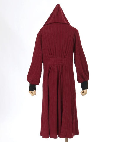 Cable Jacquard Hood Dress