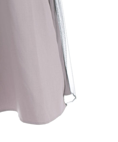 Contrast Fabric Dress