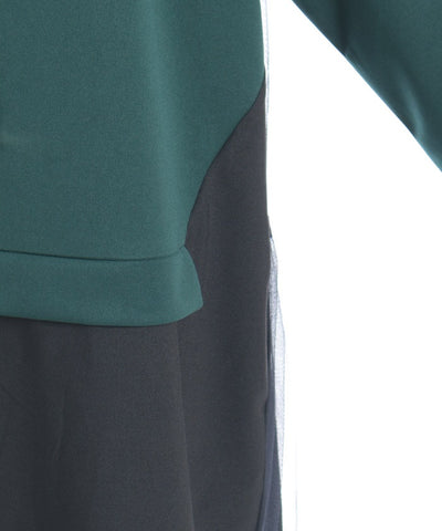 Contrast Fabric Dress