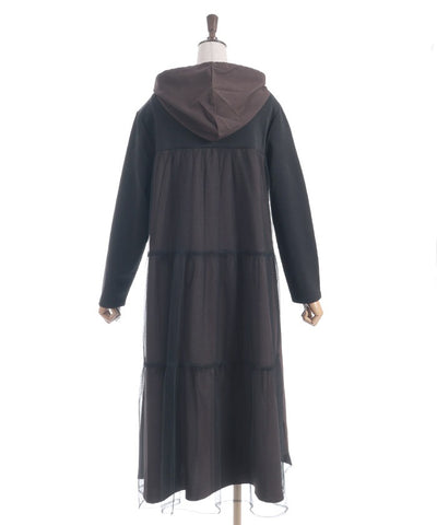 Contrast Fabric Dress