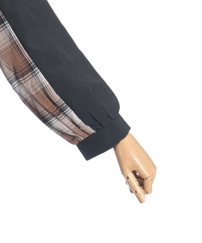 Asymmetric Pattern Panel Shirt Dress