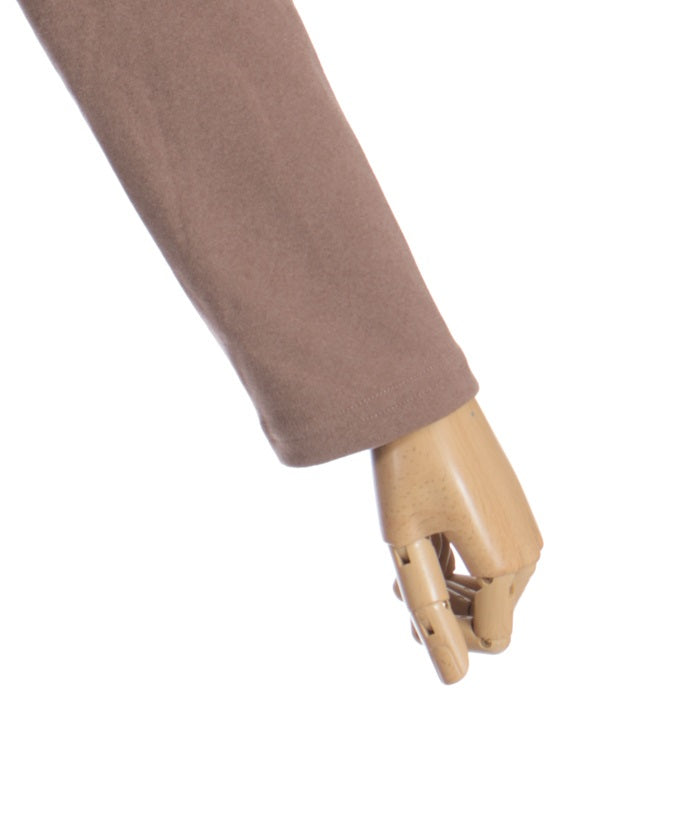 Brushed Cut Tuck Sleeve Dress