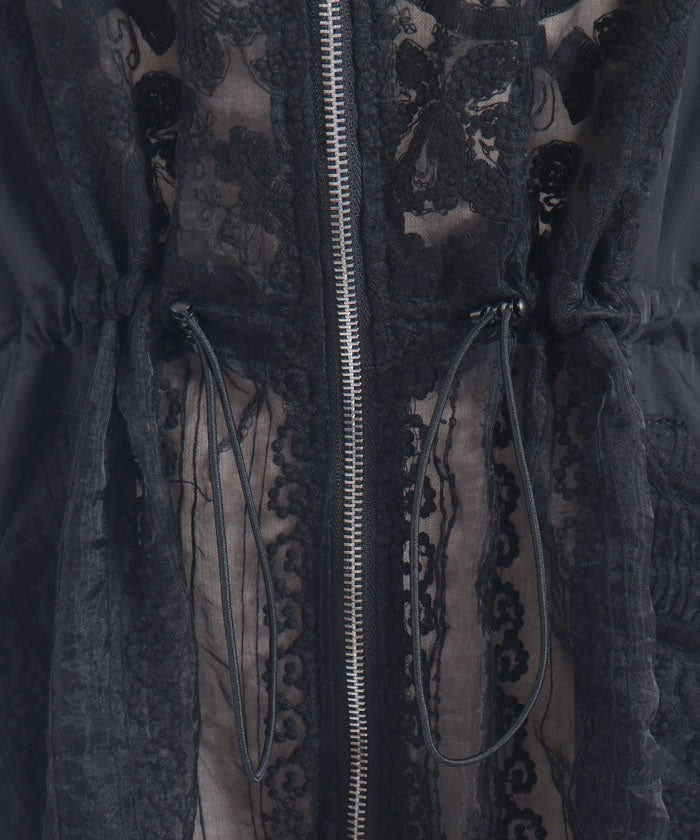 Organdy Long Blouson