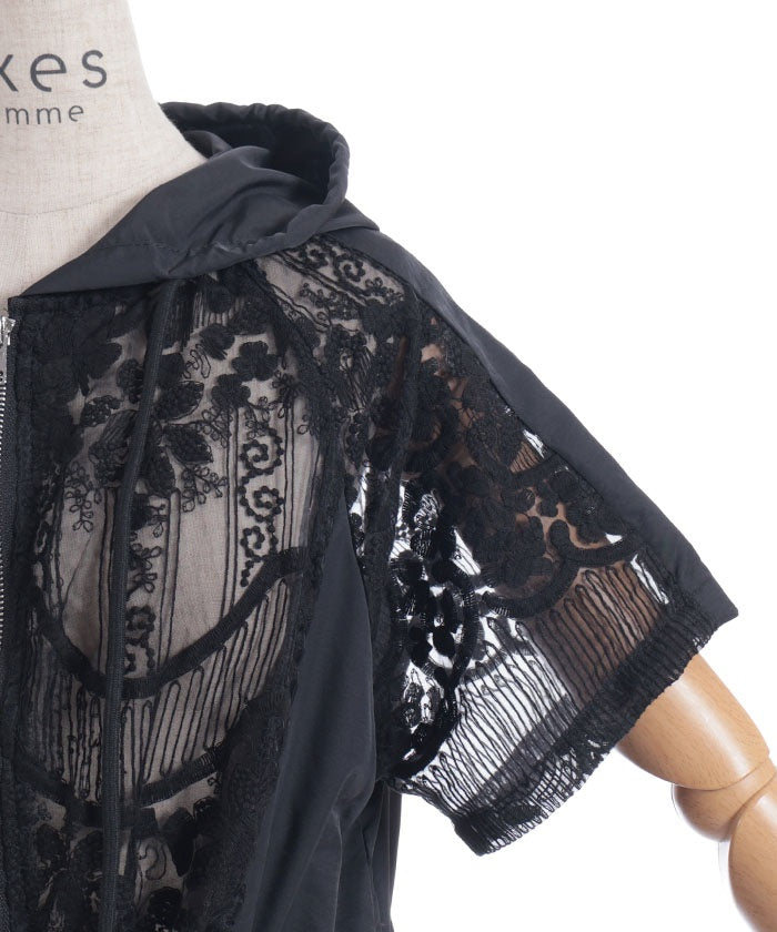Organdy Long Blouson