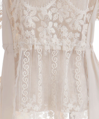 Organdy Long Blouson