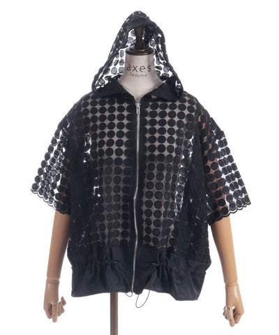 Dot Organdy Blouson