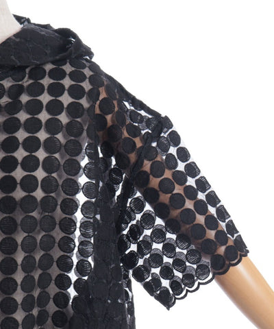 Dot Organdy Blouson