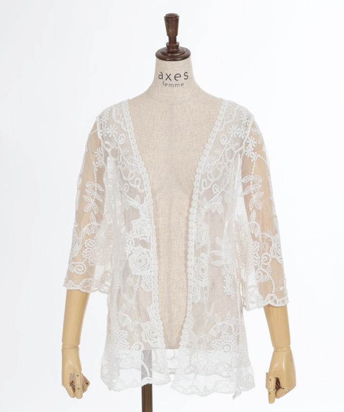 Tulle Lace Cardigan