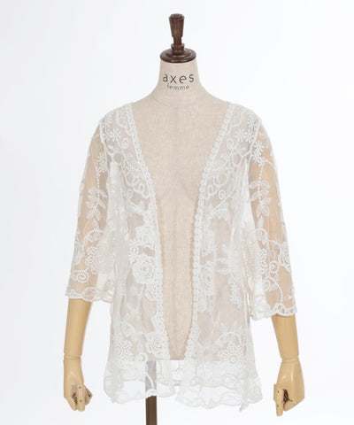 Tulle Lace Cardigan