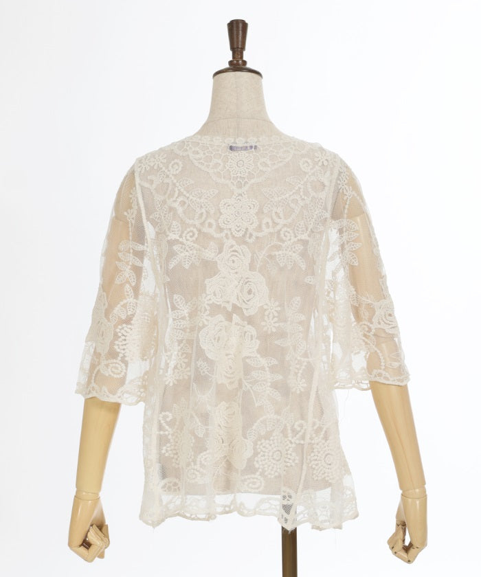 Tulle Lace Cardigan