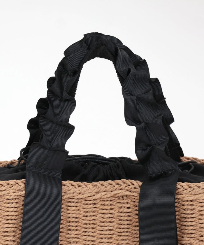 Grosgrain Design Basket Bag