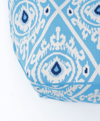 Ethnic Pattern Knit Bag
