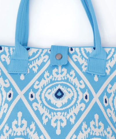 Ethnic Pattern Knit Bag