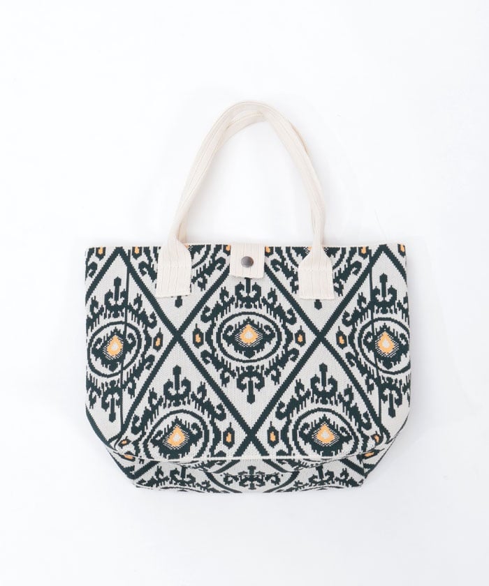 Ethnic Pattern Knit Bag