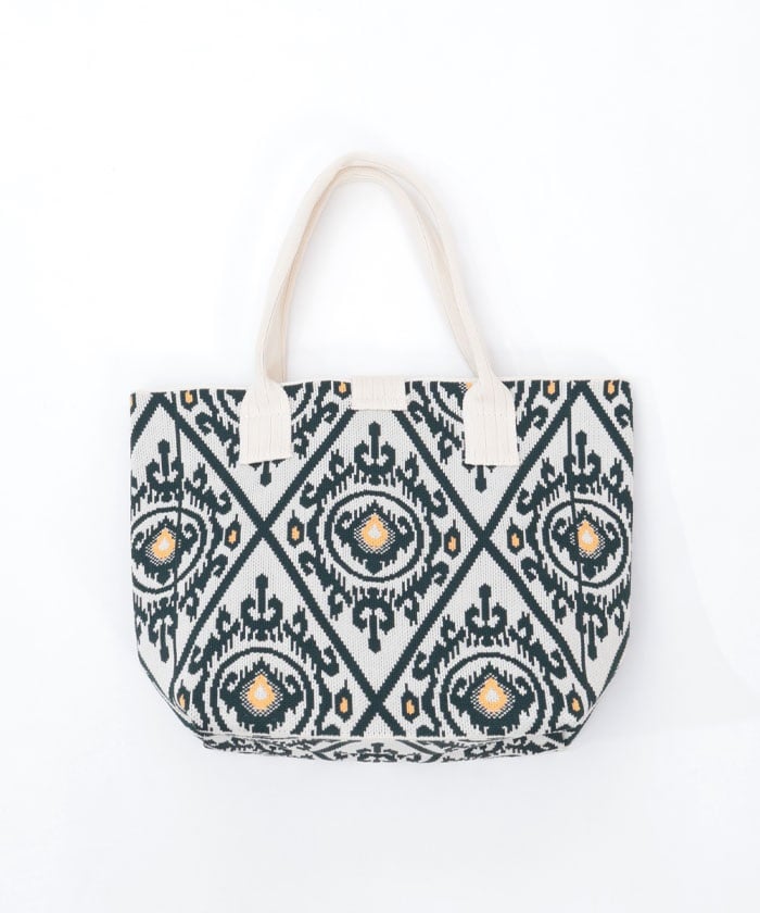 Ethnic Pattern Knit Bag