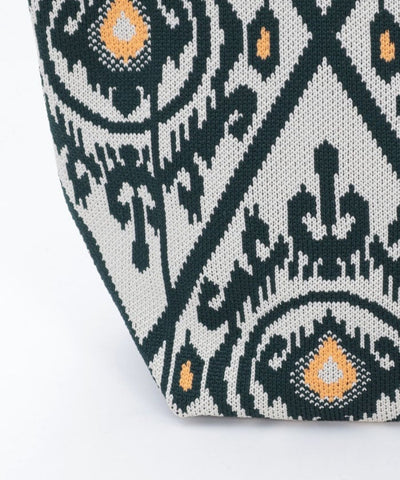 Ethnic Pattern Knit Bag