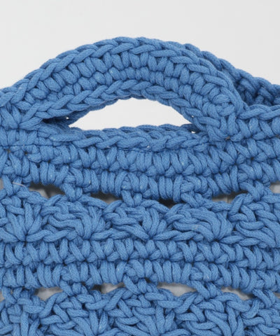 Pattern Knit Mini Shoulder Bag