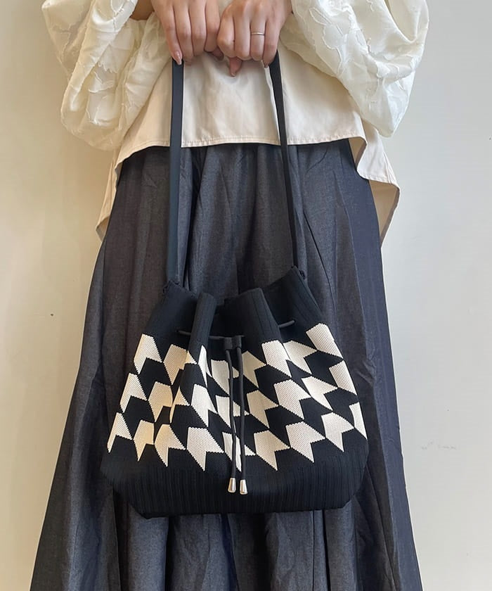 Knit Overall Pattern Bag