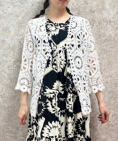 Embroidery Lace Cardigan