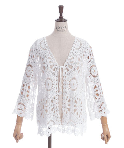 Embroidery Lace Cardigan