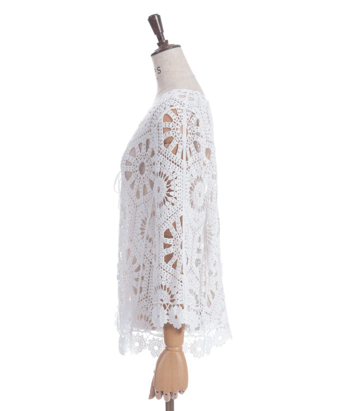 Embroidery Lace Cardigan