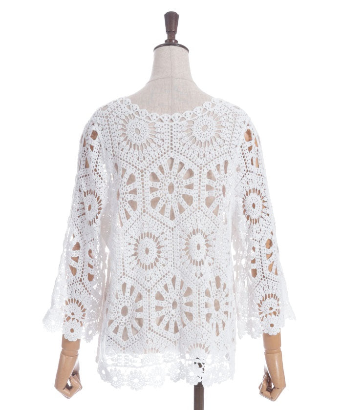 Embroidery Lace Cardigan