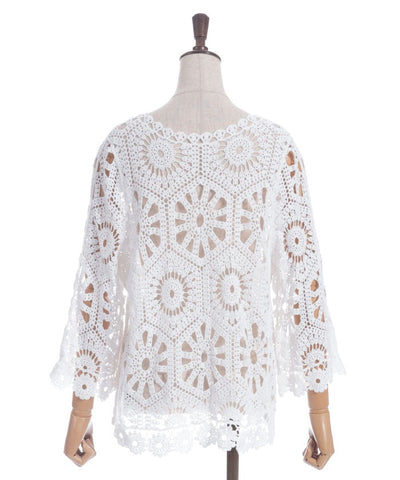 Embroidery Lace Cardigan