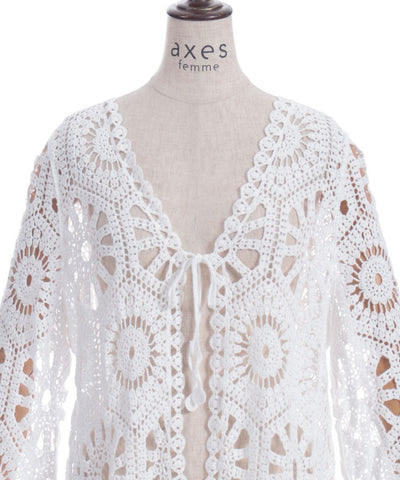 Embroidery Lace Cardigan