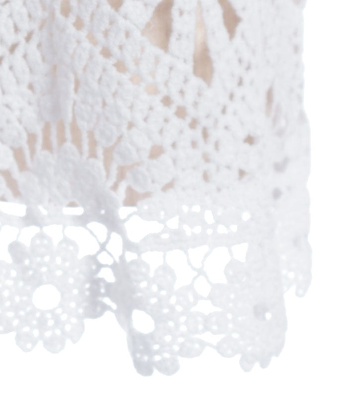 Embroidery Lace Cardigan