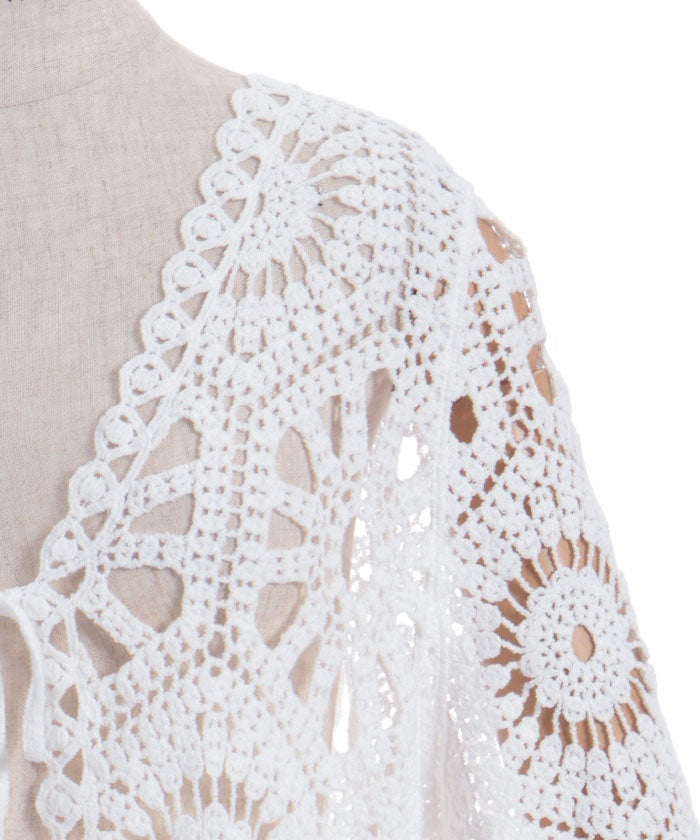 Embroidery Lace Cardigan