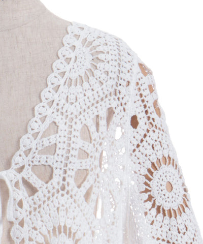 Embroidery Lace Cardigan