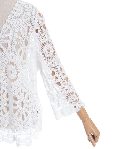 Embroidery Lace Cardigan