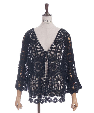 Embroidery Lace Cardigan