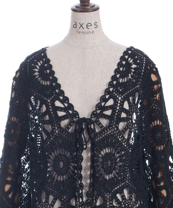Embroidery Lace Cardigan