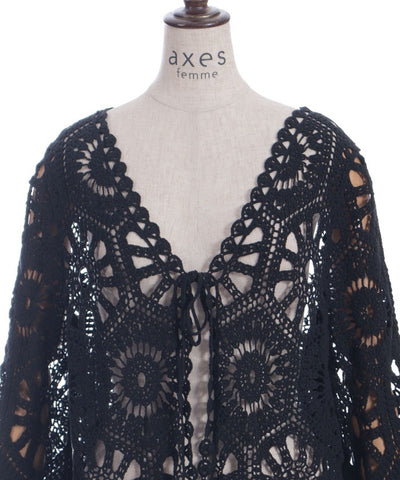 Embroidery Lace Cardigan