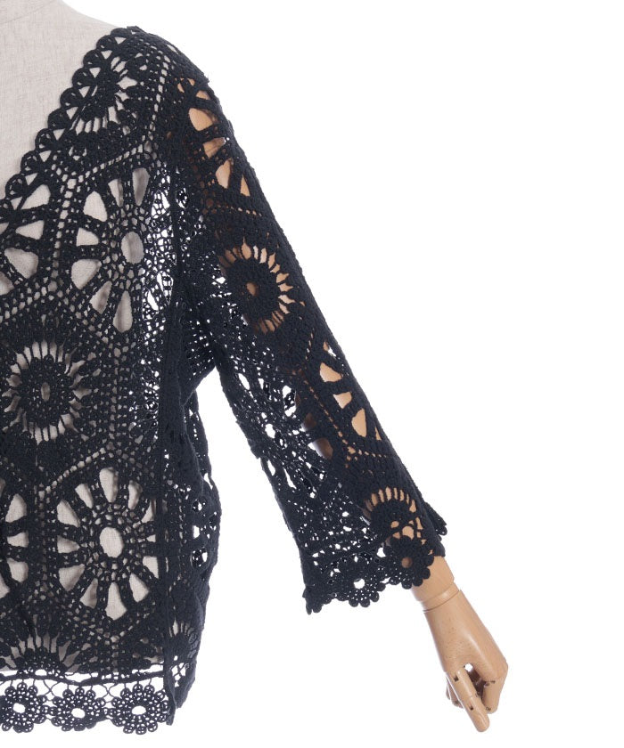 Embroidery Lace Cardigan