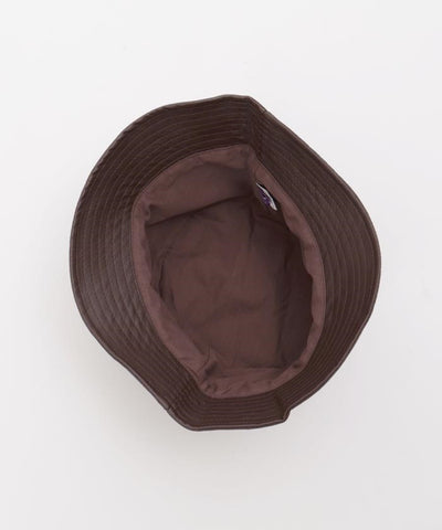 Faux Leather Bucket Hat