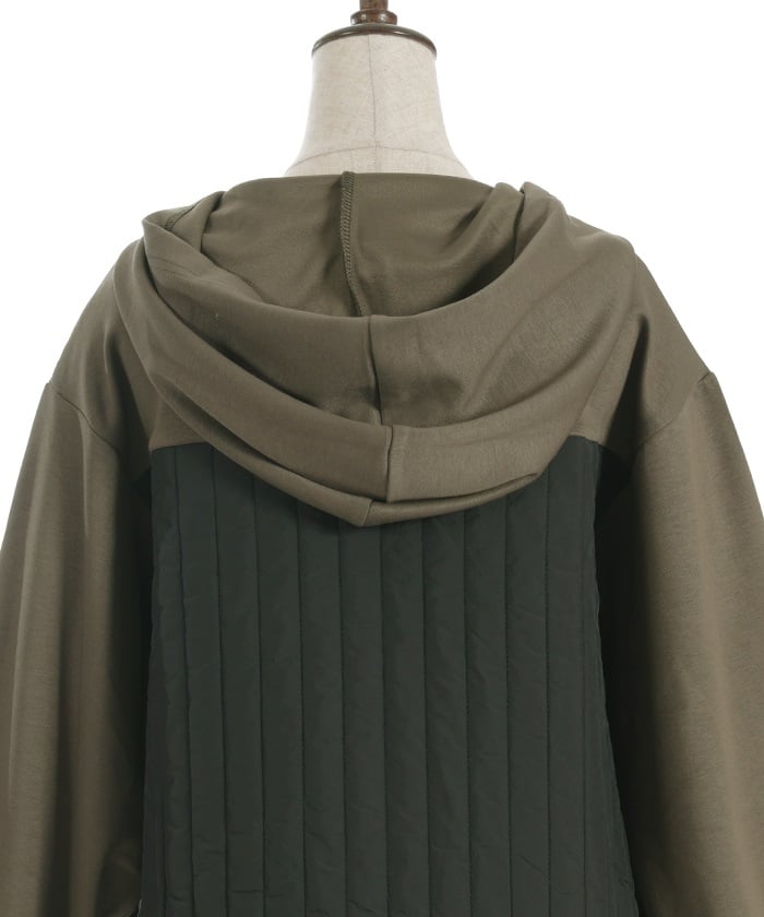 Quilting Panel Hoodie